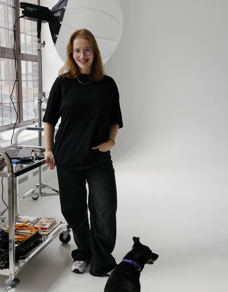 Ania Ulanicka w studio